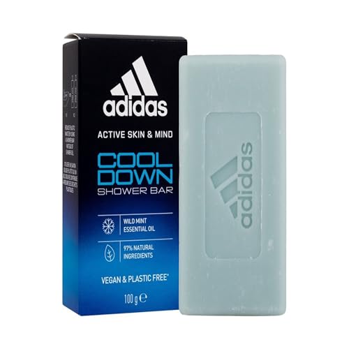 adidas Cool Down feste Dusche für ihn mit ätherischem Minzöl und sanften Inhaltsstoffen, vegan, 100 g adidas Cool Down feste Dusche für ihn mit ätherischem Minzöl und sanften Inhaltsstoffen, vegan, 100 g von adidas