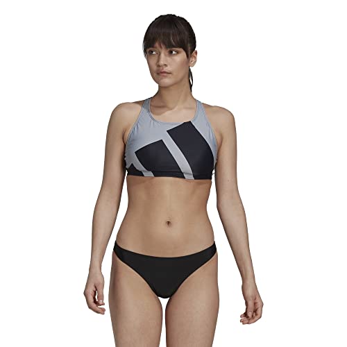 adidas Damen B Bars Bikini, Schwarz/Plahal, XS von adidas