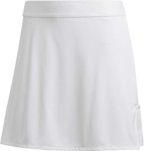 Adidas Damen Club Long Tennis-Rock, White/Msilve/White, S von adidas