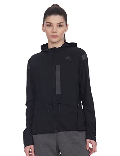 adidas Damen Marathon Jkt W Trainingsjacke, Black/Black, M EU von adidas