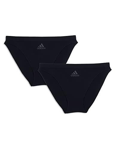 adidas Damen Multipack Bikini Brief (2pk) Slip, Schwarz, M von adidas