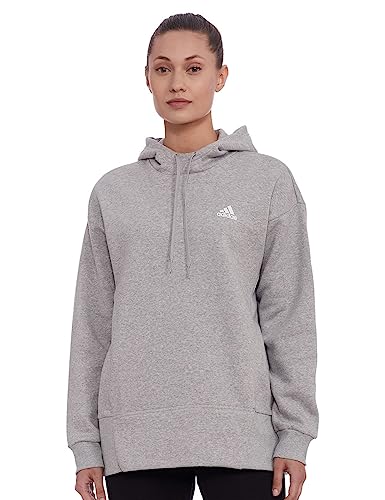 adidas Damen Studio HD Kapuzenpullover, Mehrfarbig (Brgrin/weiß), M von adidas