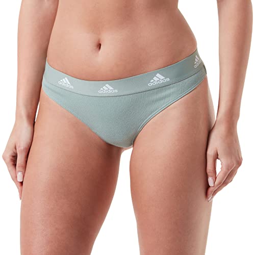 adidas Damen Thong Unterwäsche, Olive Green, L von adidas