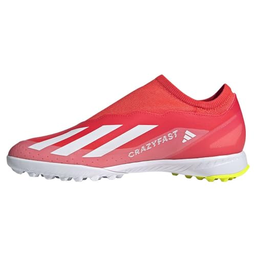 adidas Fußball - Schuhe - Turf X Crazyfast League LL TF Energy Citrus rotweissgelb 43 1/3 von adidas