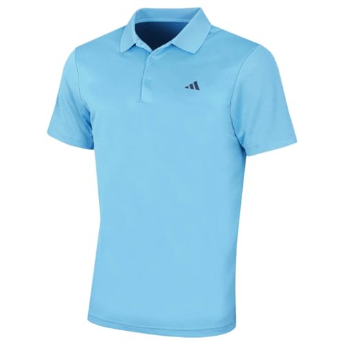 adidas Golf Herren Left Chest Logo Soft-Polo-Hemd - Halbblauer Sport - M von adidas