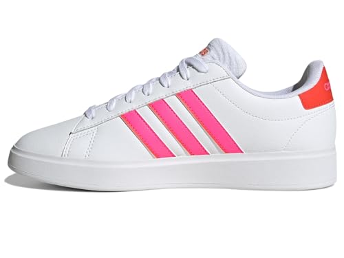 adidas Grand Court 2.0 Herren-Schuhe, niedrig (kein Fußball), Footwear White Lucid Pink Bright Red, 36 EU von adidas