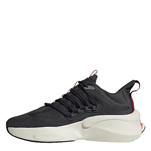 adidas Herren AlphaBoost V1 Sneaker, Carbon/Bright red/Grey Three, 44 EU von adidas