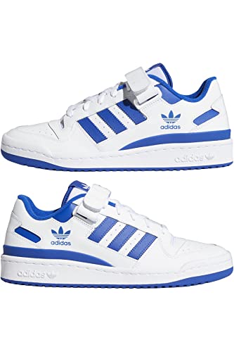 adidas Herren Forum Low Sneaker, FTWR White/FTWR White/Team royal Blue, 42 EU von adidas