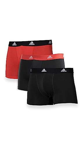 adidas Herren Multipack (3pk) und Active Flex Cotton Trunk Boxershort (6 Pack) Unterwäsche, Sortiert 73, M von adidas