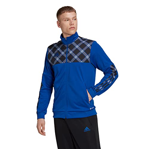 adidas Herren Schieß Tkjkt Ad Jacke, blau/schwarz, L von adidas