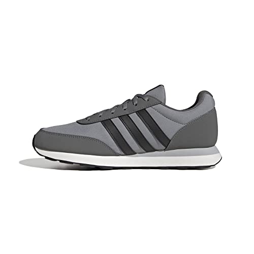 adidas Herren Run 60s 3.0 Shoes-Low (Non Football), Grey Three/core Black/Grey Four, 41 1/3 EU von adidas