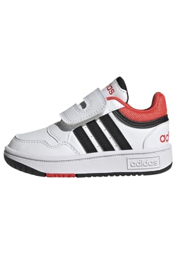 adidas Hoops Shoes Sneaker, FTWR White/core Black/Bright red, 30 EU von adidas