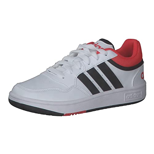 adidas Hoops Shoes Sneaker, FTWR White/core Black/Bright red, 38 EU von adidas