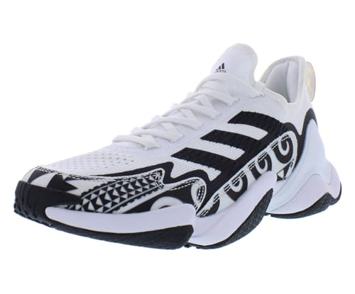 adidas Impact FLX Unisex-Fußballschuhe für Erwachsene, Mehrfarbig (Cloud White Core Black Vivid Red), 44 EU von adidas