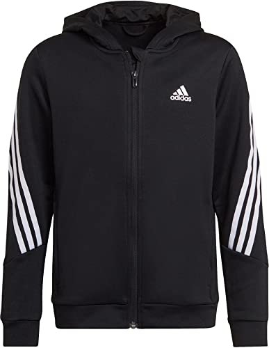 Adidas Jungen AR 3S Kapuzenpullover, Black/White, 164 von adidas