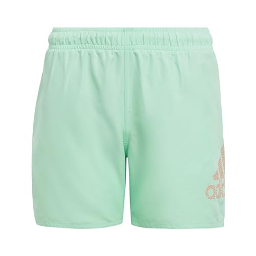 Adidas Jungen Bos Clx Sl Swim Shorts, Pulse Mint/Coral Fusion, 5-6 Years von adidas
