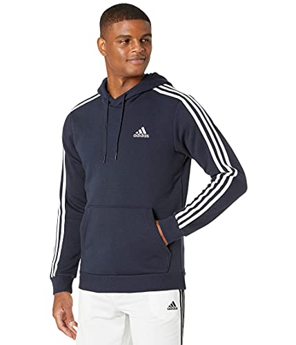 adidas Men's Standard Essentials Fleece 3-Stripes Hoodie, Legend Ink/White, Medium adidas Men's Standard Essentials Fleece 3-Stripes Hoodie, Legend Ink/White, Medium von adidas