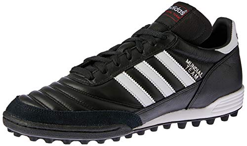 adidas Mundial Team-Fußballschuhe für Herren, Schwarz, Weiß, Größe 42, Schwarz/Weiß, 9 Women/8 Men von アディダスオリジナルス