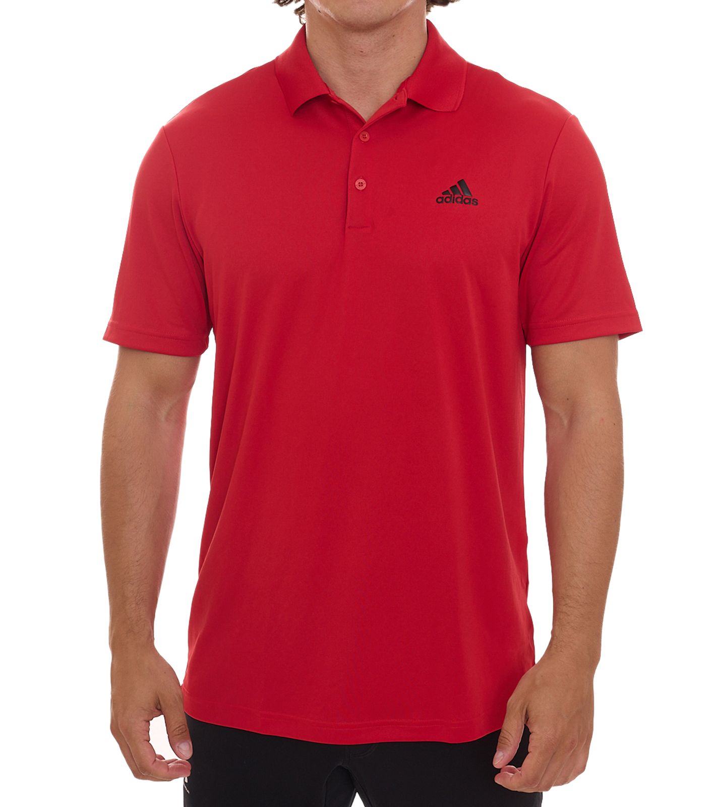 adidas Performance Primegreen Herren Polo-Shirt in Pique-Qualität Golf-Hemd GQ3135 Rot von adidas