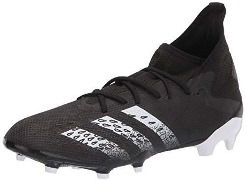 adidas Predator Freak .3 Firm Ground Fußballschuh für Herren, Schwarz Weiß Schwarz, 46 2/3 EU von adidas