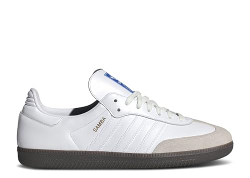 adidas Samba Og Herren Sneaker, Cloud White/Cloud White/Gum, 9.5 US von adidas