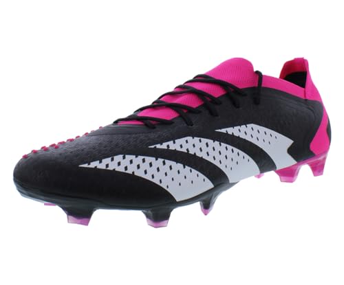 adidas Unisex Accuracy.2 Fußballschuh für festen Boden, Schwarz/Rosa, 12.5 US Women/11.5 US Men von adidas