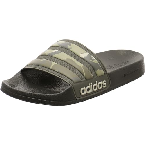 adidas Unisex Adilette Shower Slides, shadow olive/putty grey/olive strata, 40 2/3 von adidas