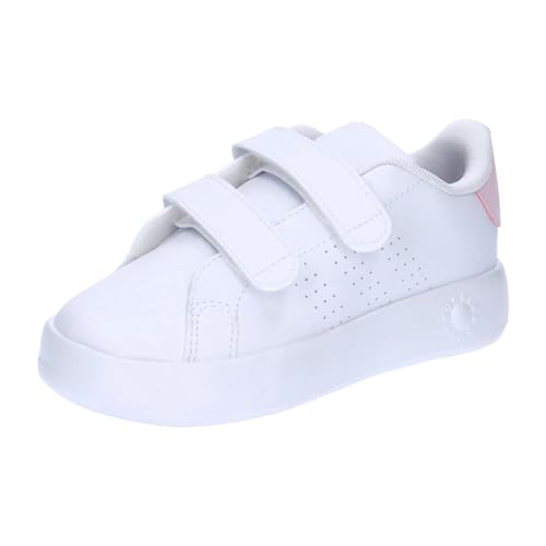 adidas Unisex Baby Advantage CF Sneaker, FTWR White/FTWR White/Clear Pink, 26 EU von adidas