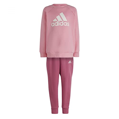 adidas Unisex Kids Essentials Logo Fleece Jogger Set Trainingshose, Bliss Pink/Bliss Pink, 3-4 Years von adidas