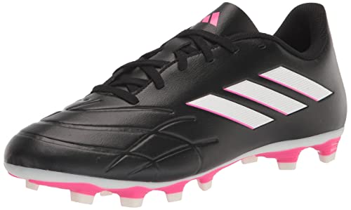 adidas Unisex Copa Pure.4 Flexible Ground Soccer Shoe, Black/Zero Metallic/Team Shock Pink, 6 US Men von adidas