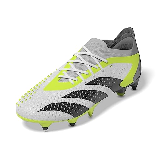 Adidas Unisex Predator Accuracy.1 L Sg Football Shoes (Soft Ground), FTWR White/Core Black/Lucid Lemon, 43 1/3 EU von adidas