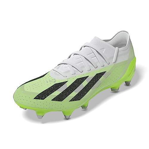 Adidas Unisex X Crazyfast.1 Sg Football Shoes (Soft Ground), FTWR White/Core Black/Lucid Lemon, 42 2/3 EU von adidas