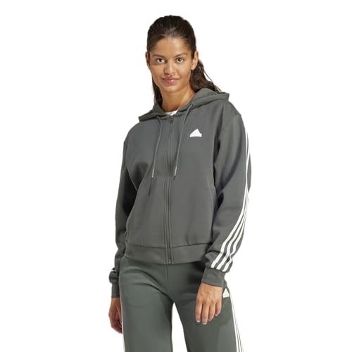 adidas W FI 3S FZ HD LEGIVY/WHITE - XL von adidas