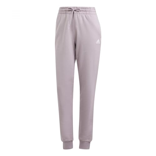 adidas Women's Essentials Linear French Terry Cuffed Pants Jogginghose, preloved fig, S von adidas