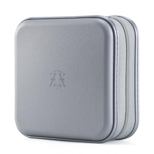 alavisxf xx CD-Hülle, 48 Kapazität, Hartplastik, DVD-Hülle, tragbarer Reißverschluss, CD-Hülle, Halter, große Aufbewahrung, Disc-Brieftasche, Tasche für Auto, Zuhause, Reisen (Grau, 48 Kapazität) alavisxf xx CD-Hülle, 48 Kapazität, Hartplastik, DVD-Hülle, tragbarer Reißverschluss, CD-Hülle, Halter, große Aufbewahrung, Disc-Brieftasche, Tasche für Auto, Zuhause, Reisen (Grau, 48 Kapazität) von alavisxf xx