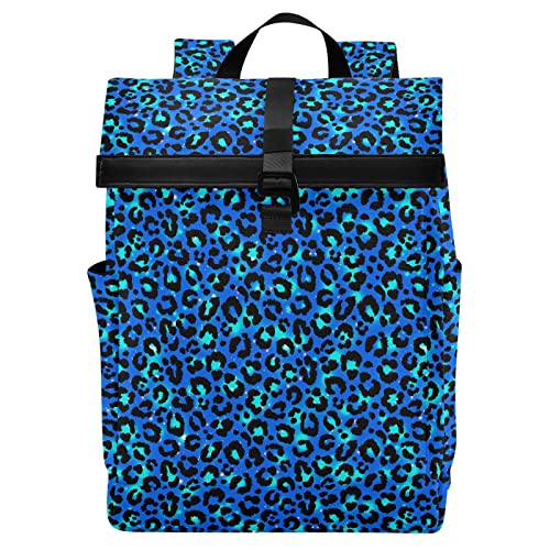 Reiserucksack für Damen und Herren, leicht, wasserdicht, für Teenager, College, Laptop, Rucksack, Leopardenhaut, lässiger Tagesrucksack, Diebstahlschutz, für Schule, Business, Arbeit, Leopard 169 von alaza