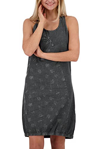 ALIFE and Kickin CameronAK DNM Dress Damen Jeanskleid, Kleid Black Denim S von alife & kickin