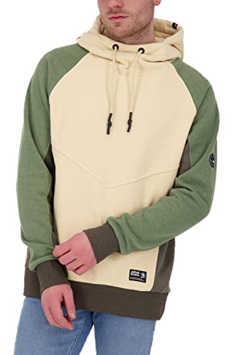 ALIFE and Kickin MiroAK A Sweat Herren Kapuzensweatshirt, Sweatshirt Creme Melange L von alife & kickin