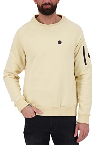 ALIFE and Kickin VinnAK A Crewneck Herren Sweatshirt, Pullover Creme L von alife & kickin