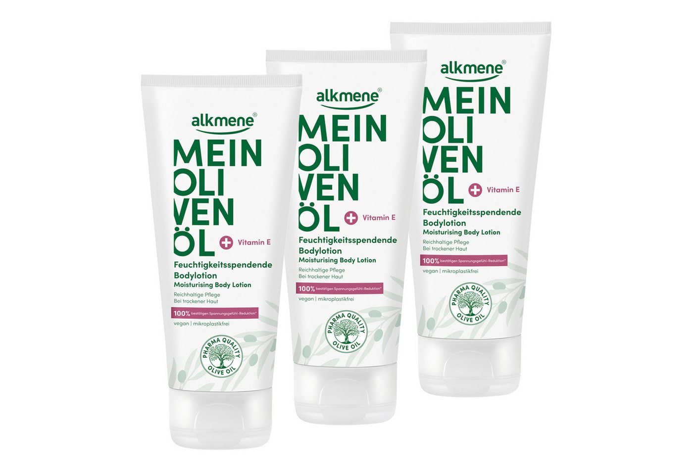 alkmene Bodylotion Bodylotion für trockene Haut 600 ml, Damen & Herren, Olivenöl, 3-tlg. alkmene Bodylotion Bodylotion für trockene Haut 600 ml, Damen & Herren, Olivenöl, 3-tlg. von alkmene