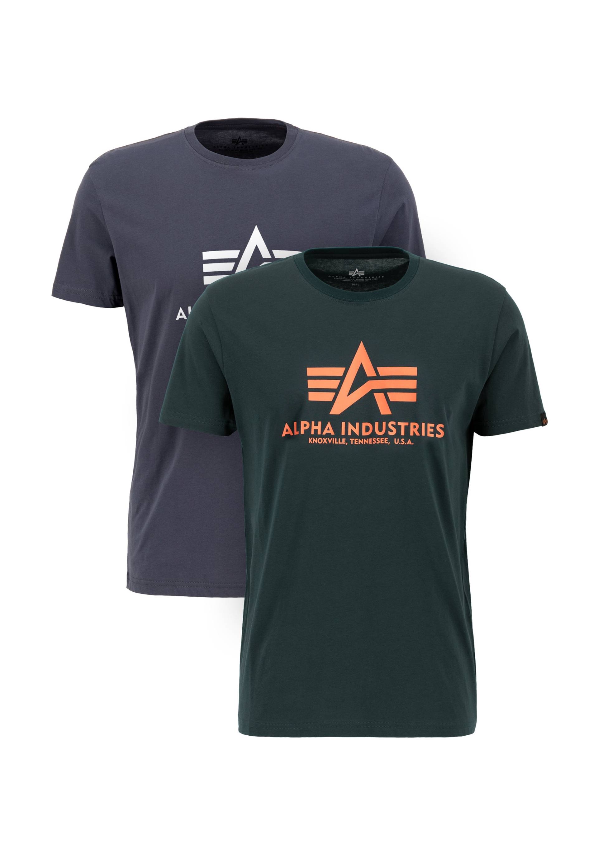 Alpha Industries T-Shirt "ALPHA INDUSTRIES Men - T-Shirts Basic T 2 Pack" von alpha industries