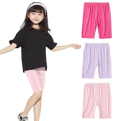amropi Mädchen 3er-Pack Shorts Unterhose Radlerhose Kurze Leggings Sport Tanz Rosa Rose Lila, 4-5 Jahre amropi Mädchen 3er-Pack Shorts Unterhose Radlerhose Kurze Leggings Sport Tanz Rosa Rose Lila, 4-5 Jahre von amropi
