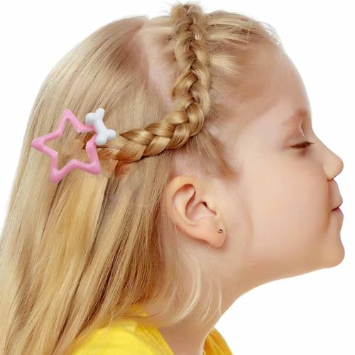 InsStyle Haarspange für Mädchen, Fünfpunkt-Stern, Haarspangen, Seitenclip, Tierhaarnadel, Haarstyling-Werkzeug, Party-Haarspange von antianzhizhuang