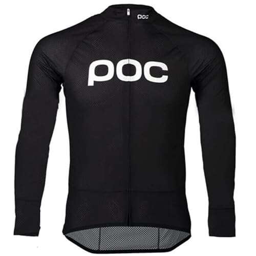 assocauicy Fahrradtrikot Herren Langarm,Rennrad Trikot Herren Atmungsaktiv & Schnell Trocknend Mit Reißverschluss Taschen von assocauicy