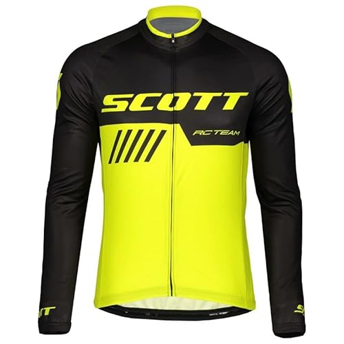 assocauicy Herren Radtrikot Fahrradtrikot Langarm,Radsportanzüge Atmungsaktive Cycling Jersey Schnell Trocknen Radsport Bekleidung von assocauicy