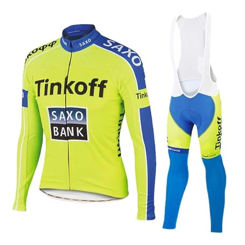 assocauicy Radtrikot Herren Langarm Set,Fahrradtrikot Herren Winter Herbst WäRmend,Rennrad Trikot Geeignet FüR Outdoor-Radfahren von assocauicy