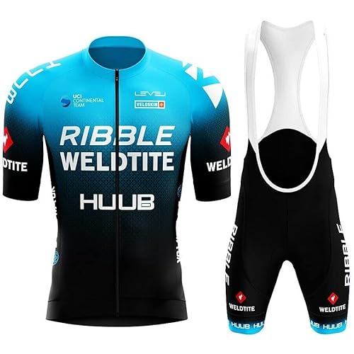 assocauicy Rennrad Trikot Herren Set,Atmungsaktiv Und Schnelltrocknend Herren-Radtrikot Radhosen Für Männer Mit 3D-Gel-Pads von assocauicy