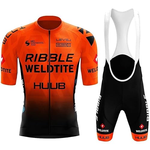 assocauicy Rennrad Trikot Herren Set,Atmungsaktiv Und Schnelltrocknend Herren-Radtrikot Radhosen Für Männer Mit 3D-Gel-Pads von assocauicy