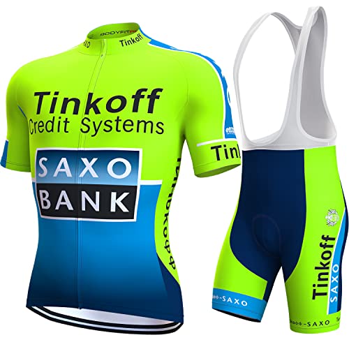 assocauicy Rennrad Trikot Herren Set,Atmungsaktiv Und Schnelltrocknend Herren-Radtrikot Radhosen Für Männer Mit 3D-Gel-Pads von assocauicy