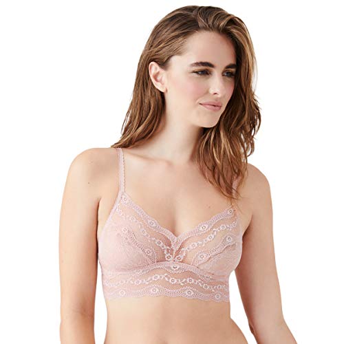 b.tempt'd Damen Lace Kiss Bralette BH, Durchsichtig, Rose Smoke, Medium von b.tempt'd